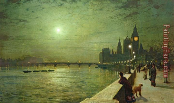 John Atkinson Grimshaw Reflections on the Thames